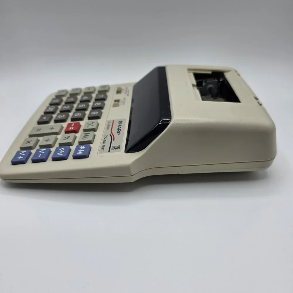 Sharp EL-2626hH 12 Digit Print/Display Calculator Vintage Calculator NO CORD
